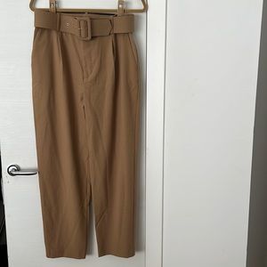 Tan High Waisted Zara pants